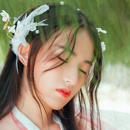 輕舞霓海神之女頭像，唯美古風(fēng)真人頭像