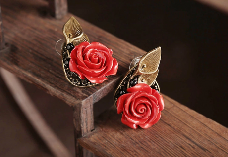 瑰覓福連文苑時(shí)尚耳釘首飾