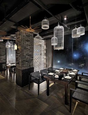 簡約時尚的東方美，意境餐廳設(shè)計(jì)