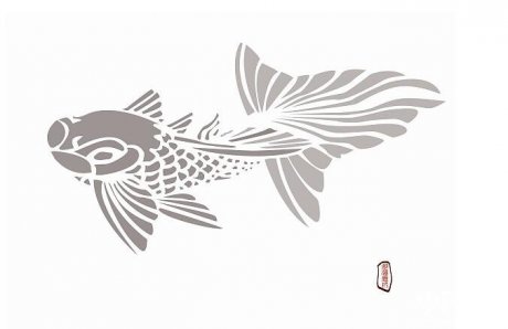 福連文苑魚psd分層素材