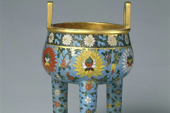 故宮博物館藏元明清掐絲琺瑯，景泰藍