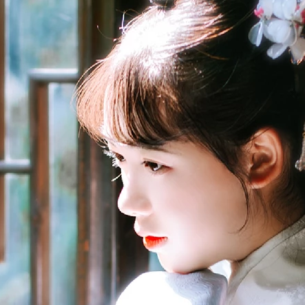 淡雅女生頭像，唯美古風(fēng)真人頭像