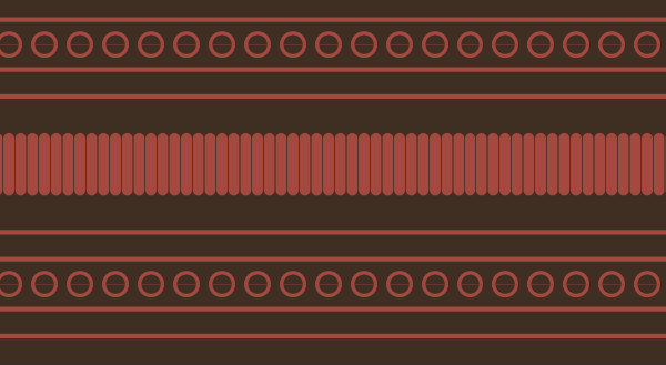 中國傳統(tǒng)唐代服飾聯(lián)珠紋圖案十，矢量素材