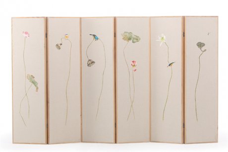 新中式屏風(fēng)實(shí)木現(xiàn)代中式禪意，隔斷折疊屏風(fēng)