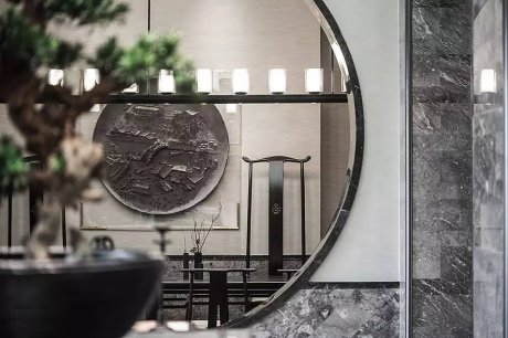 新中式玄關(guān)，推開門就讓人驚艷到心!