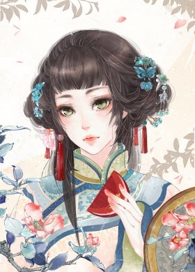 弱柳扶風(fēng)，超經(jīng)典的美女古風(fēng)圖片