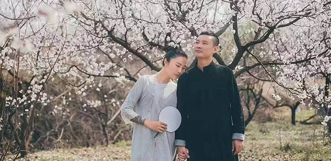 桃花源，有花為伴有茶糊口每一天都是美好光陰