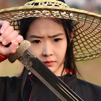 霸氣斗笠?guī)П髋^像，唯美古風(fēng)真人頭像