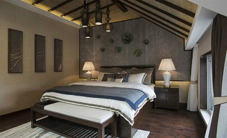 新中式裝修設(shè)計，新中式會舍裝修