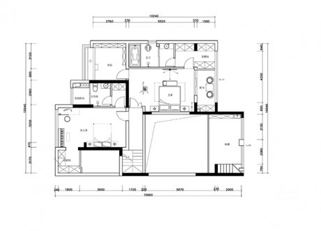 新中式裝修設(shè)計圖，會舍裝修設(shè)計圖