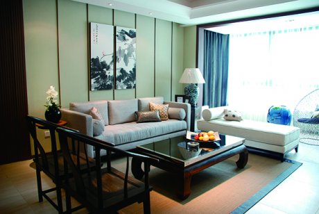 新中式會舍裝修設(shè)計圖，泰富