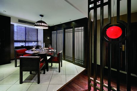 融僑華府，新中式會舍裝修設計