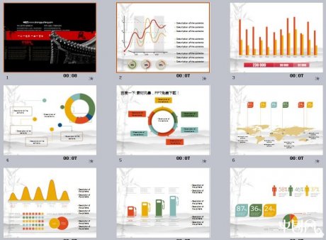 福連文苑數(shù)據(jù)統(tǒng)計(jì)PPT素材