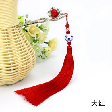 福連文苑頭飾發(fā)簪古典步搖