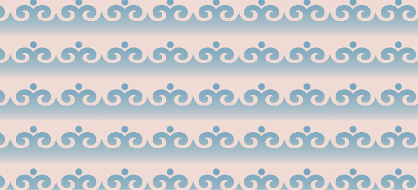 中國傳統(tǒng)唐代服飾纏枝花紋圖案，矢量素材