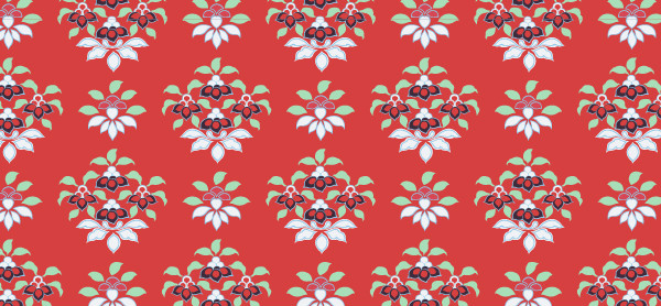 中國傳統(tǒng)唐代服飾寶相花紋圖案七，矢量素材