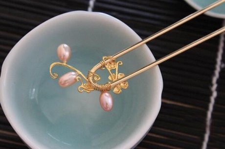 福連文苑發(fā)簪  珍珠發(fā)簪發(fā)釵