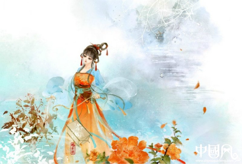 迷人的古風(fēng)圖片女子，超美古風(fēng)女子圖集(47張)