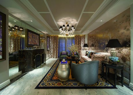 新中式會舍裝修設(shè)計，紫晶山