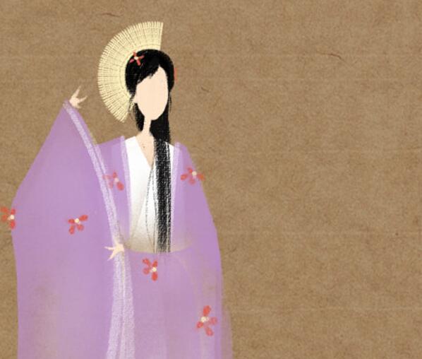 唯美福連文苑扇子頭古裝發(fā)型