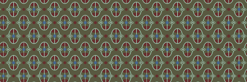 中國(guó)傳統(tǒng)明代服飾橢圓圖案，矢量素材