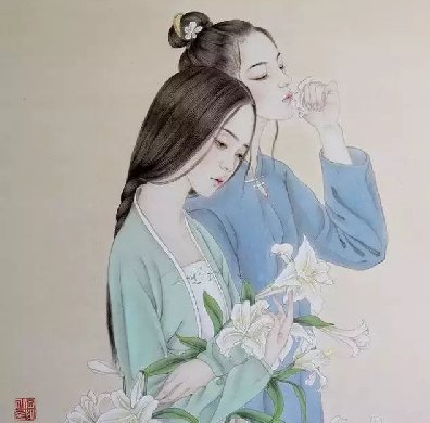 古風(fēng)詩意手繪插畫：一場風(fēng)花雪月任飄搖美！
