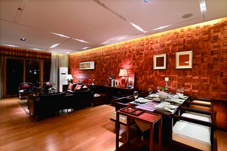 金沙西園，新中式會舍裝修設計