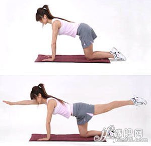 床上輕松四個動作擁有小翹臀