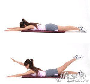 床上輕松四個動作擁有小翹臀