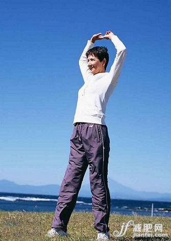 “中老年人減肥”學(xué)貓步