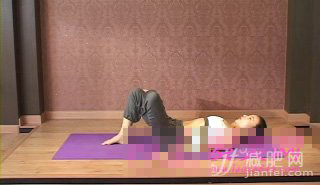 膝蓋，便秘，腹部，瑜伽，運(yùn)動(dòng)，減肥