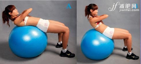 卷腹健身球減肥動(dòng)作 超減小肚子