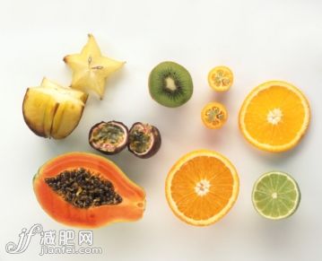 食品,影棚拍攝,室內(nèi),酸橙,白色_81992659_Tropical fruit including papaya, star fruit, orange, kiwi fruit, lime_創(chuàng)意圖片_Getty Images China