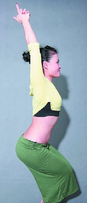 瘦背部的瑜伽動(dòng)作八