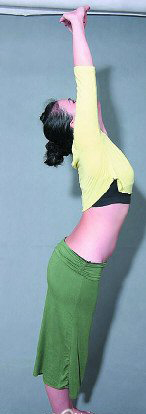 瘦背部的瑜伽動(dòng)作七