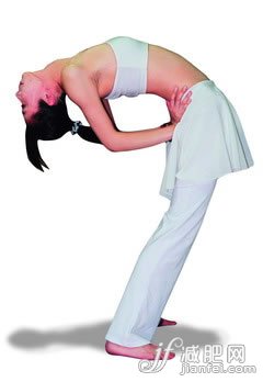 最有效的減肥瑜伽后仰式