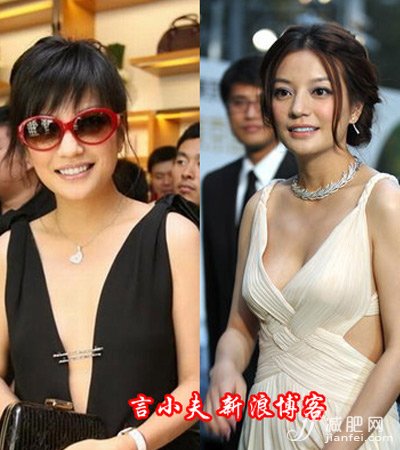 美體，塑形，豐胸，明星，范冰冰，趙薇