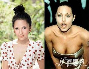 美胸，明星，塑形