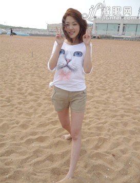 哈哈，大曬我瘦身后的照片