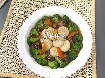 西蘭花怎么吃減肥 西蘭花燒雙菇