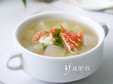 晚餐吃什么減肥海鮮冬瓜湯+糙米飯 晚餐吃什么減肥海鮮冬瓜湯+糙米飯