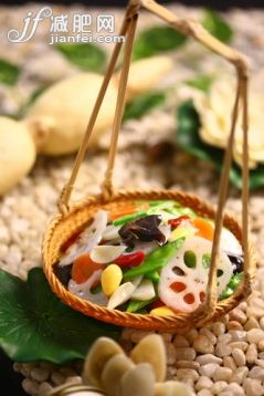 食品,晚餐,蓮藕,炒菜,健康生活方式_a874d7d50_荷塘小炒_創(chuàng)意圖片_Getty Images China