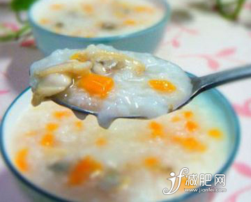 胡蘿卜蛤蜊粥減肥食譜