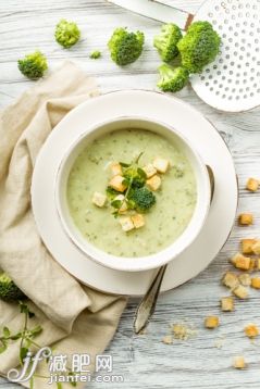 開(kāi)胃品,西蘭花,食品,綠色,膳食_gic13496927_fresh broccoli soup with croutons_創(chuàng)意圖片_Getty Images China