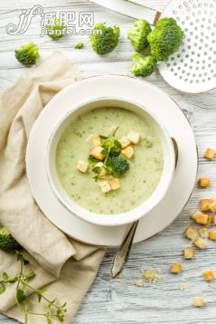 開胃品,西蘭花,食品,綠色,膳食_gic13496927_fresh broccoli soup with croutons_創(chuàng)意圖片_Getty Images China