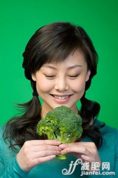 花椰菜,蔬菜,健康食物,健康生活方式,健康_gic3004392_年輕女子與西蘭花_創(chuàng)意圖片_Getty Images China
