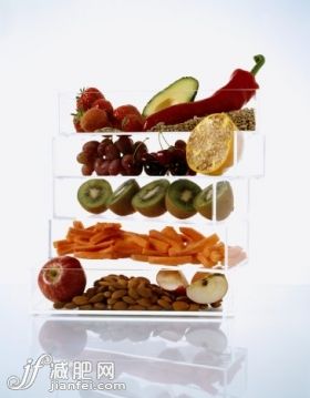 飲食,健康食物,構圖,圖像,攝影_200458391-001_Fruit and vegetables in transparent boxes_創(chuàng)意圖片_Getty Images China