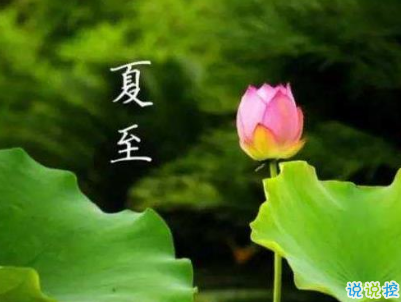 2019夏至說說短語帶圖片 夏至qq空間唯美說說大全5