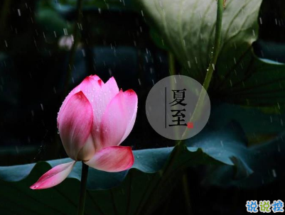 2019夏至說說短語帶圖片 夏至qq空間唯美說說大全1