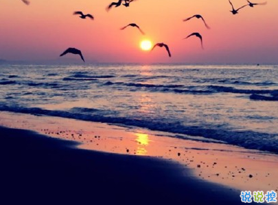看日出日落的心情說說帶圖片 欣賞日出日落的句子7